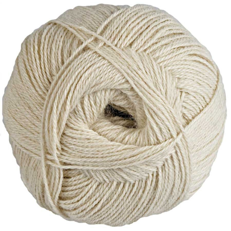 Raw White - 100% Alpaca - Fine - 100 gr./ 372 yd.