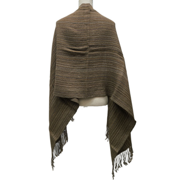 Shawl Shades of Brown Colors - Alpaca Wool