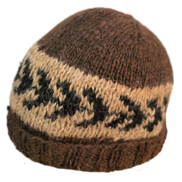 Parinacota Beanie in Natural Colors - Llama and Alpaca