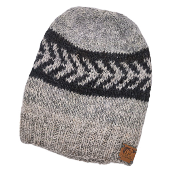 Parinacota Beanie in Natural Colors - Llama and Alpaca