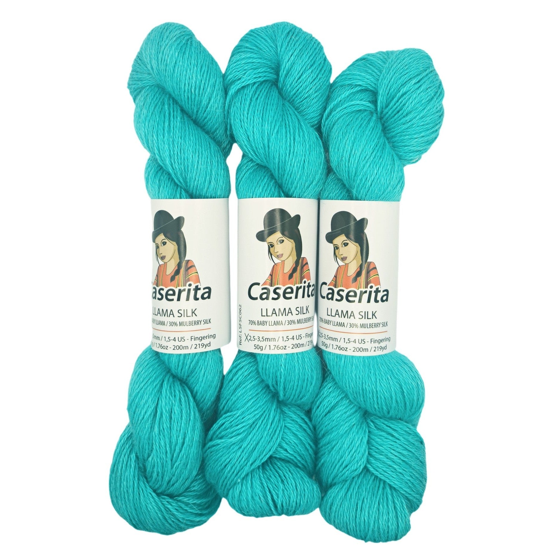 Turqueza - Baby llama y Seda - 50 gr./200 m.